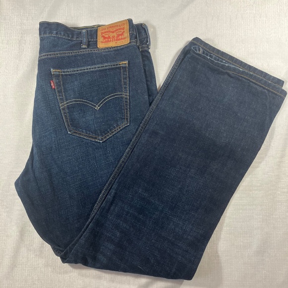 EUC Men's Levi's 527 Straight Leg, 42 X 32, Dark Blue - Picture 2 of 7